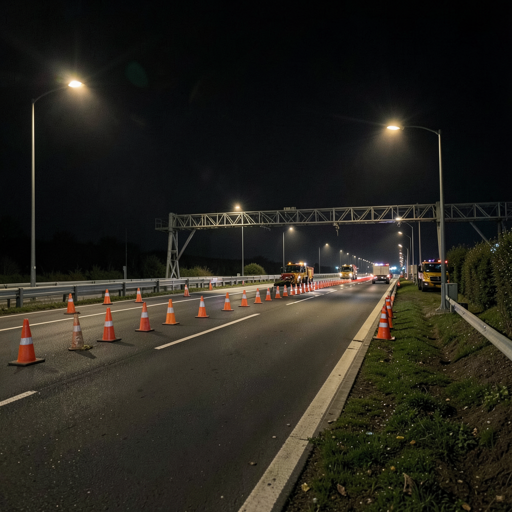 Overnight M4 westbound closures between Coldra and Tredegar Park start tonight